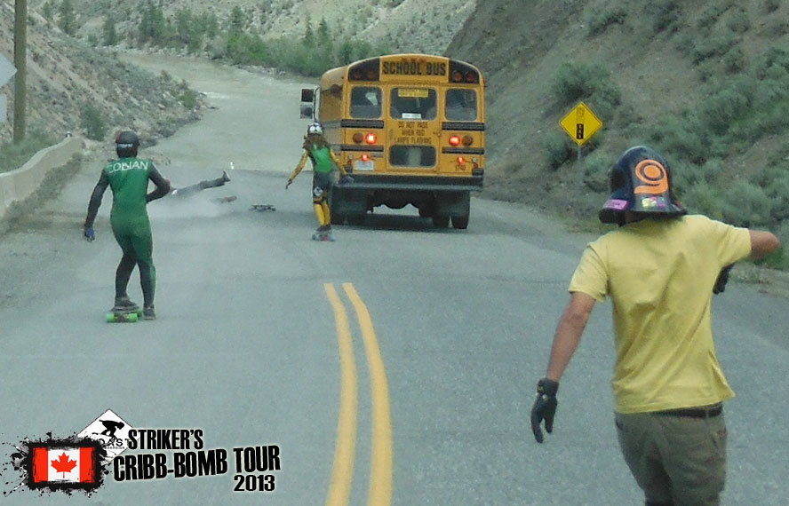 DONT LET A FAST DIRT ROAD, A CRASH AND A BUS FULL OF INDIAN SCARE YA!!! THIS IS JUST THE BEGINNING!!!! WELCOME TO THE COAST LONGBOARDING SK8 HOUSE!!!! - STRIKER PIC
				
 on COASTLONGBOARDING.COM
